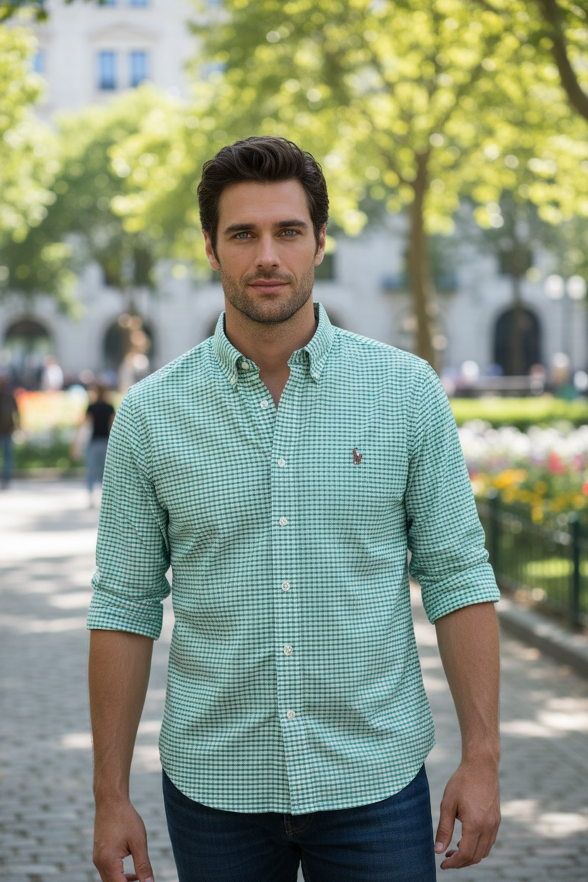 CAMISA POLO RALPH LAUREN TALLA “L” CUSTOM FIT