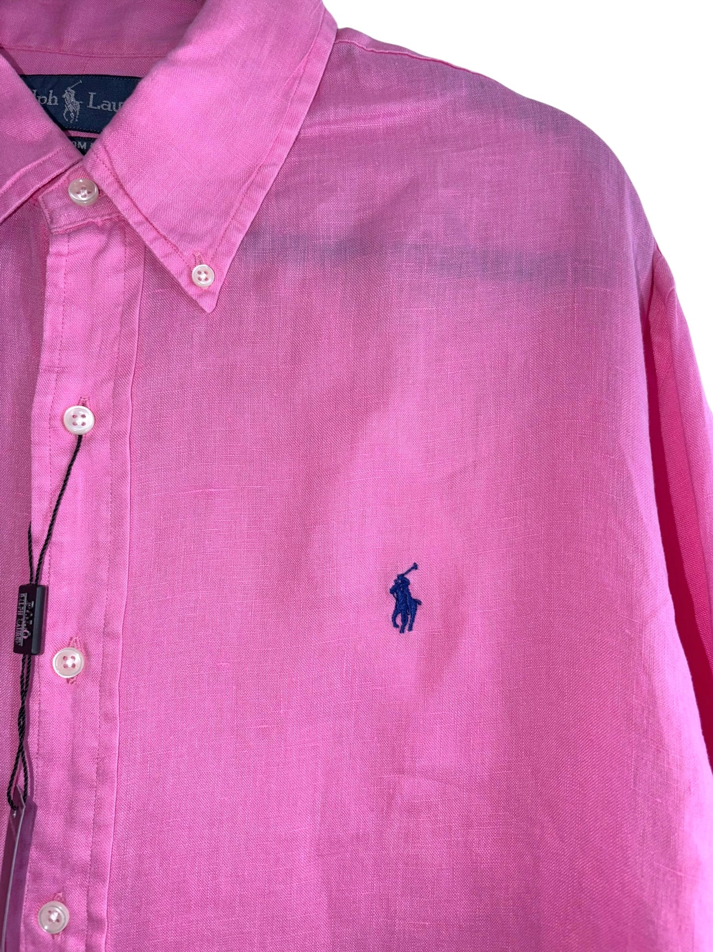 CAMISA POLO RALPH LAUREN TALLA “XL” CUSTOM FIT DE LINO