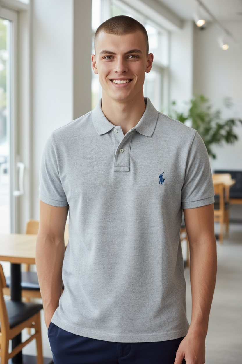 PLAYERA POLO RALPH LAUREN  TALLA “L” CUSTOM SLIM FIT