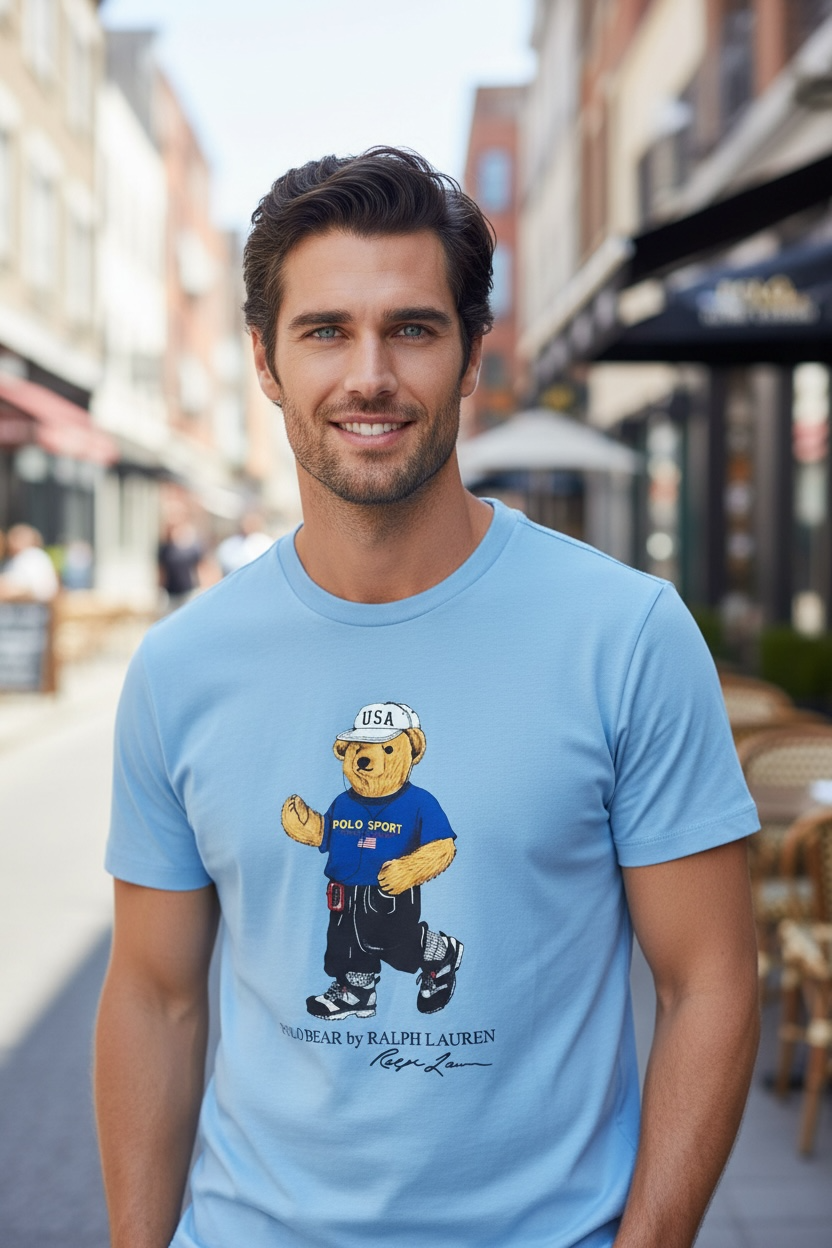 PLAYERA POLO BEAR TALLA “L” CLASSIC FIT