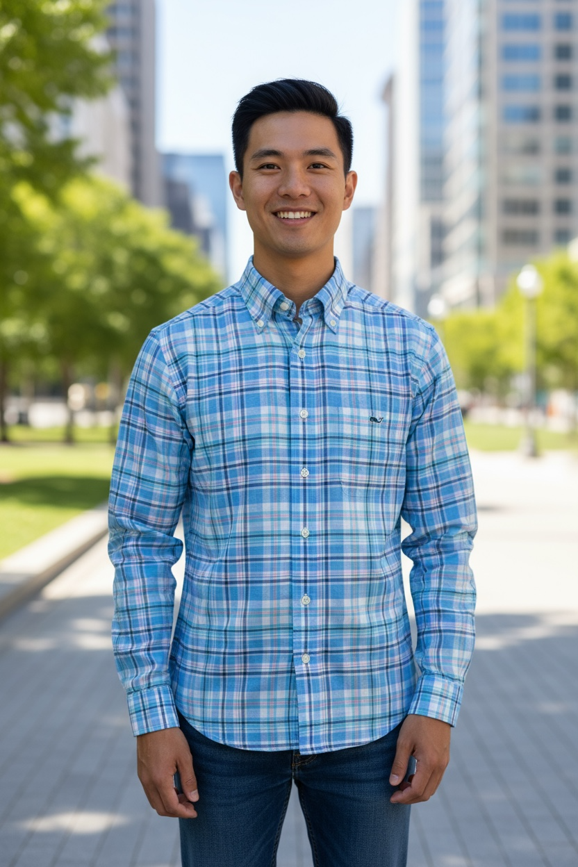 CAMISA VINEYARD VINES TALLA “S” CLASSIC FIT TUCKER SHIRT