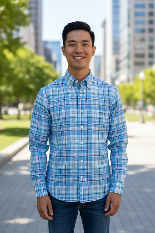 CAMISA VINEYARD VINES TALLA “S” CLASSIC FIT TUCKER SHIRT