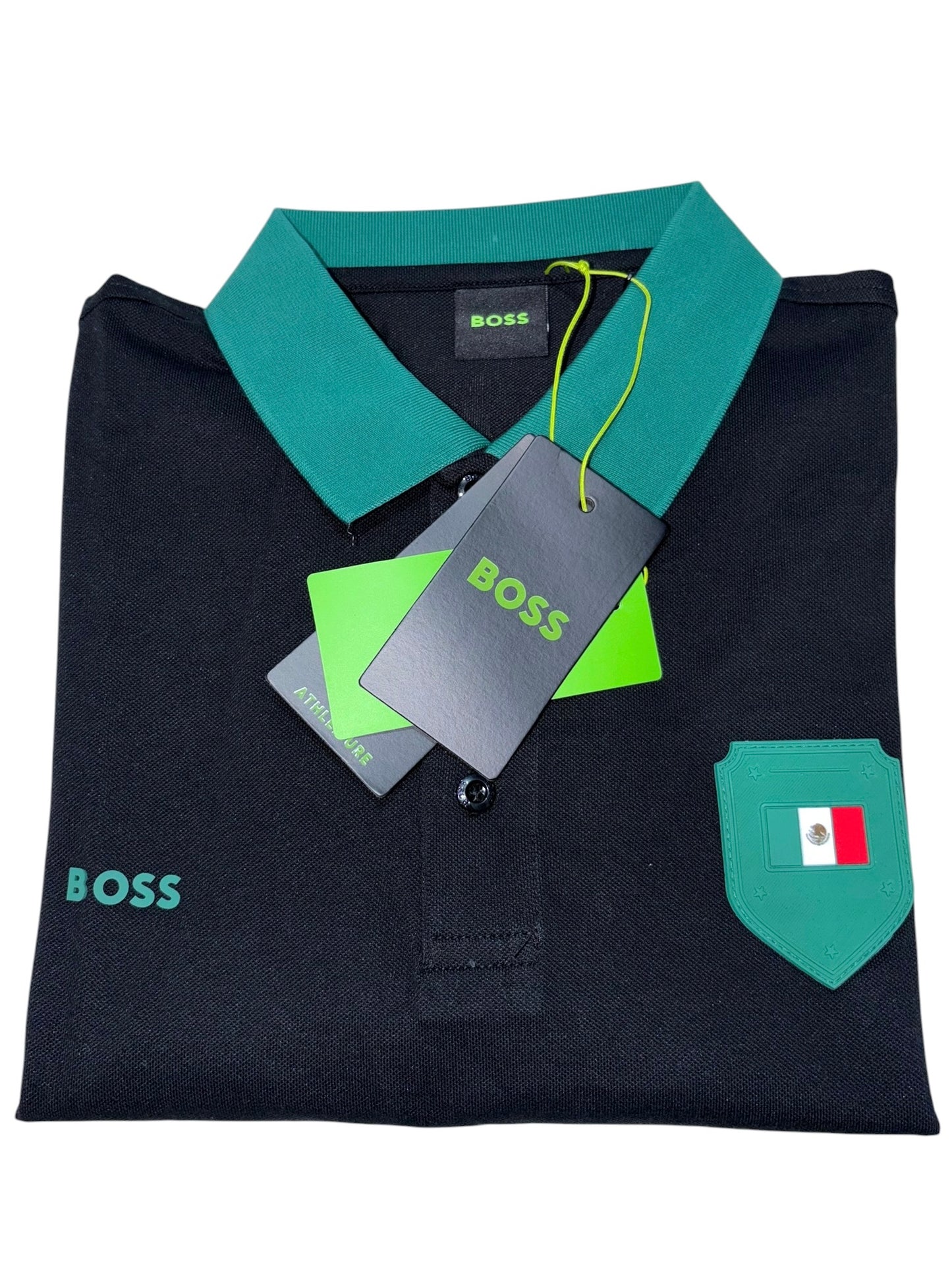 PLAYERA BOSS MÉXICO TIPO POLO REGULAR FIT TALLA “L” REDUCIDA A “M”