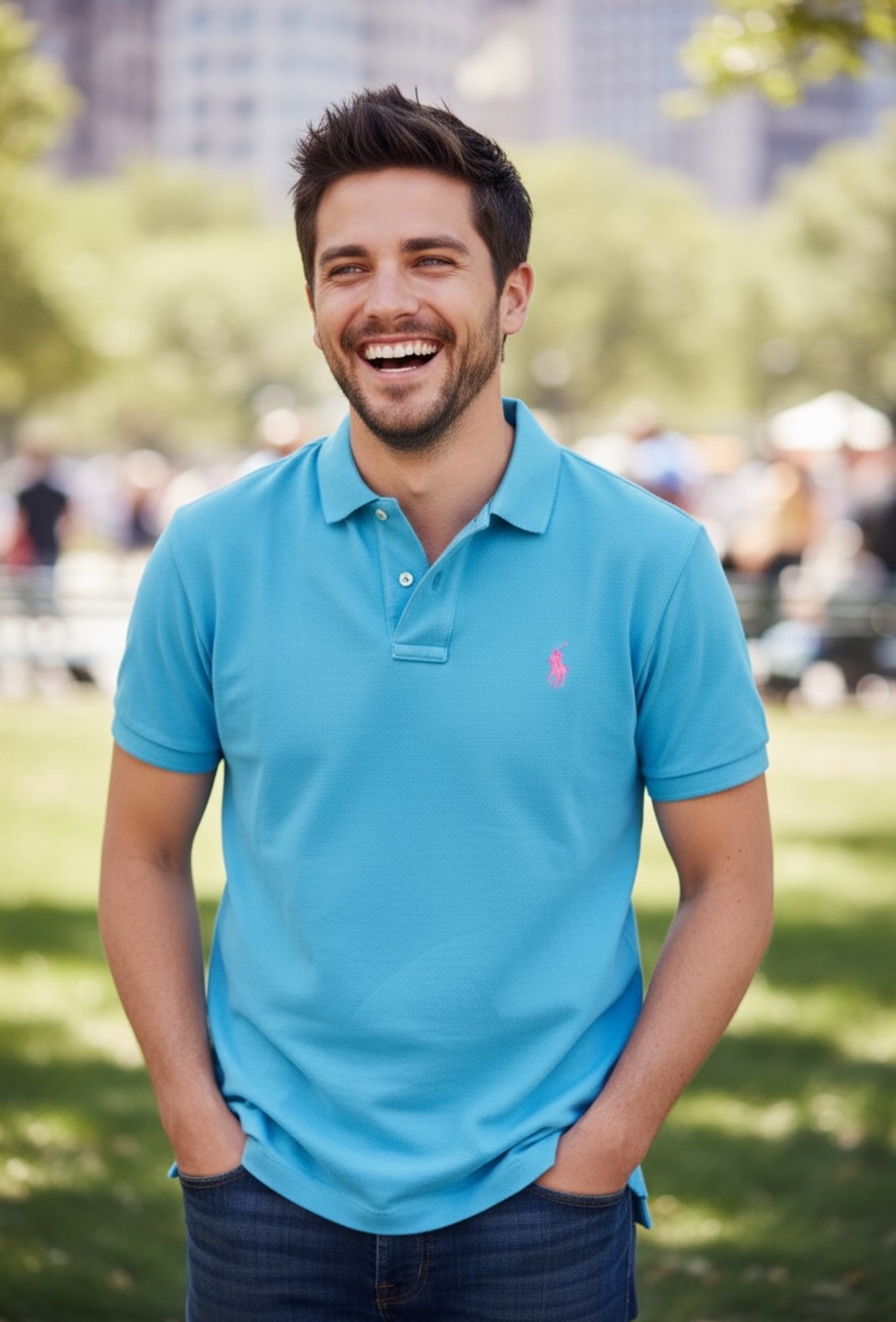 PLAYERA POLO RALPH LAUREN TALLA “S” CUSTOM SLIM FIT