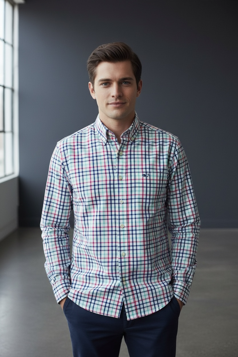CAMISA VINEYARD VINES TALLA “S” SLIM FIT TUCKER SHIRT