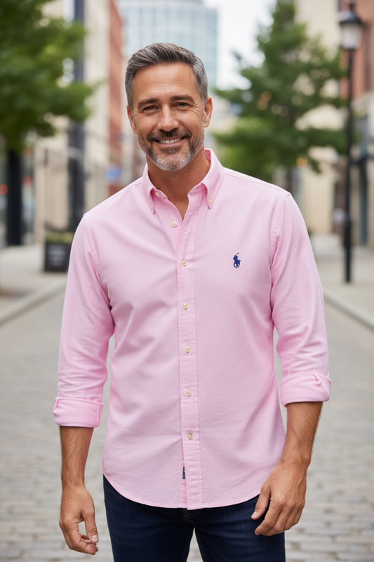 CAMISA POLO RALPH LAUREN TALLA “M” FEATHERWEIGHT MESH (SLIM FIT)