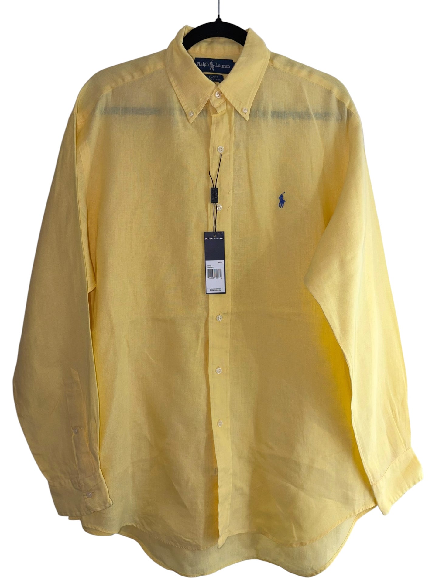CAMISA POLO RALPH LAUREN TALLA “M” BLAKE ( amplio para talla L ) 100% LINO
