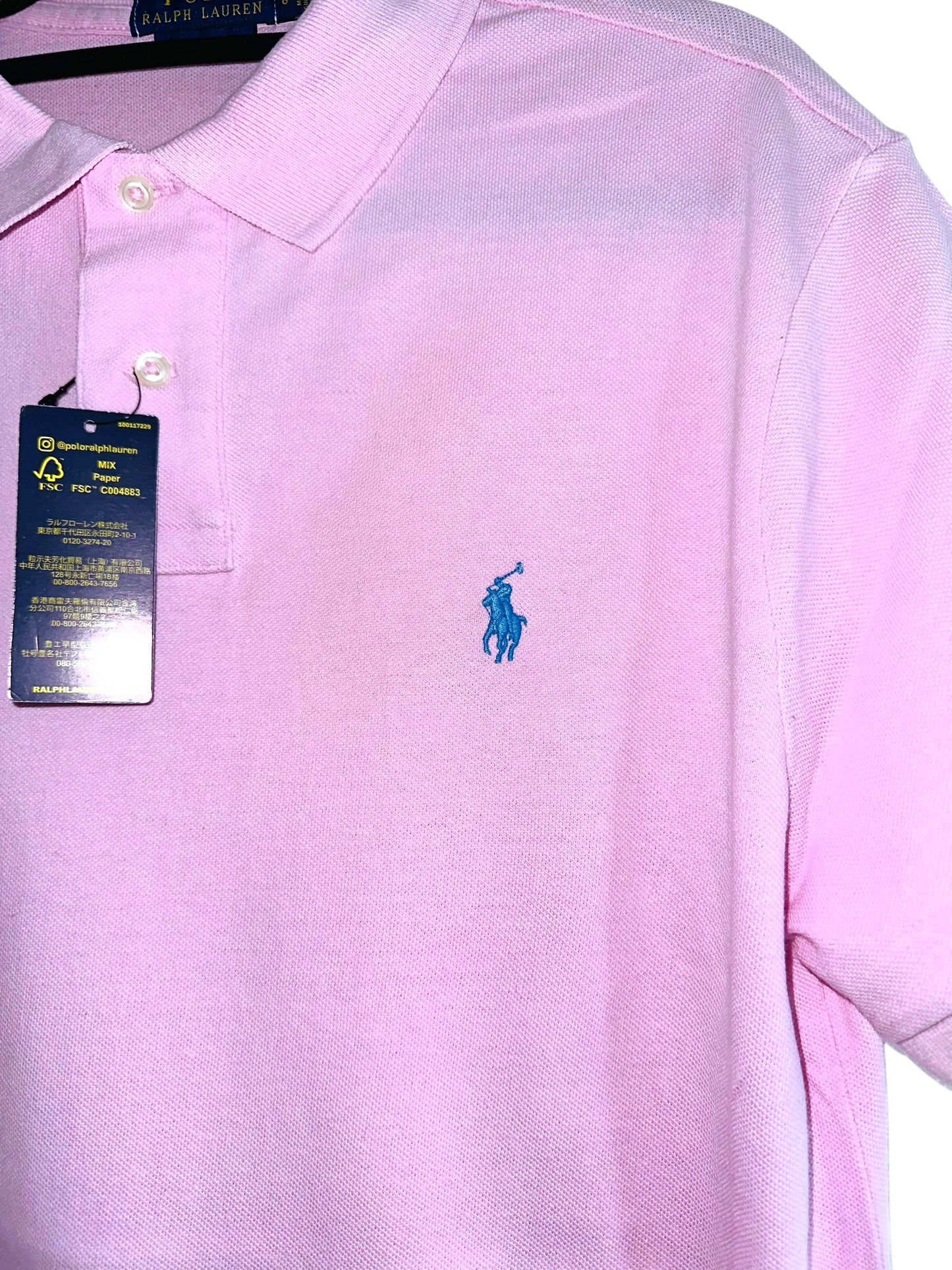 PLAYERA TIPO POLO RALPH LAUREN TALLA “L” CUSTOM SLIM FIT