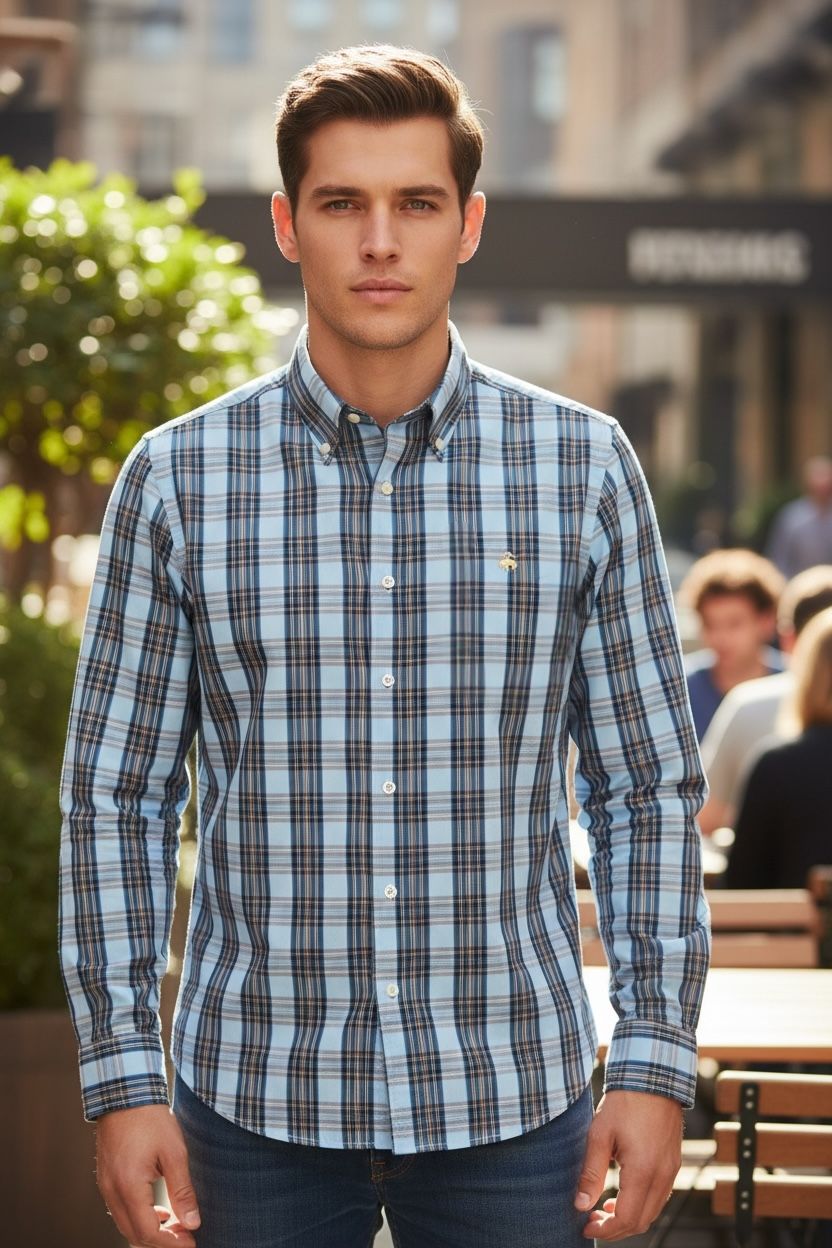 CAMISA BROOKS BROTHERS TALLA “L” (AMPLIA PARA XL)