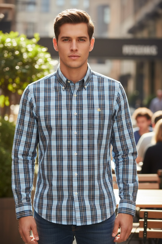 CAMISA BROOKS BROTHERS TALLA “L” (AMPLIA PARA XL)