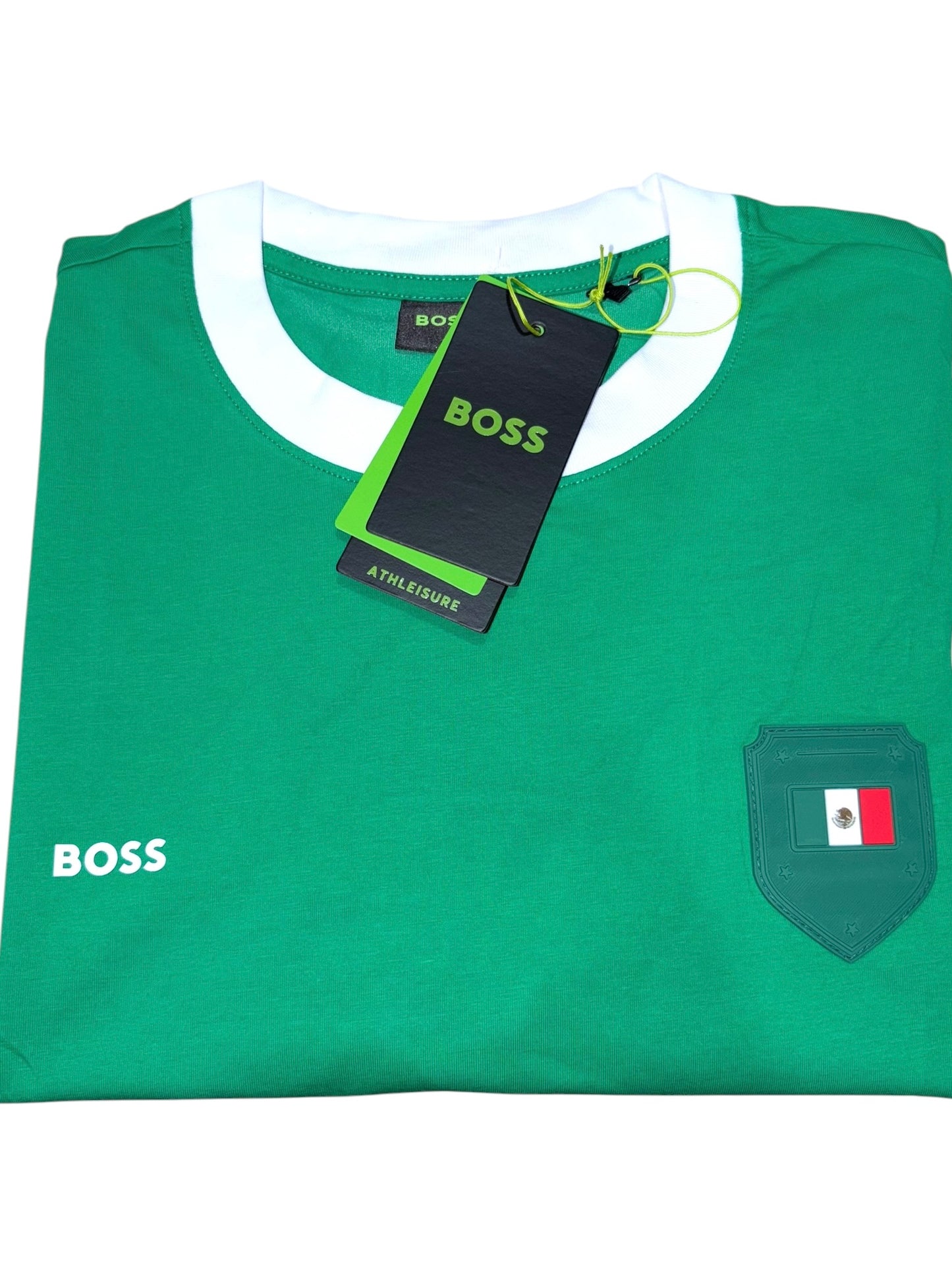 PLAYERA BOSS MÉXICO CUELLO REDONDO REGULAR FIT TALLA “L” REDUCIDA A “M”