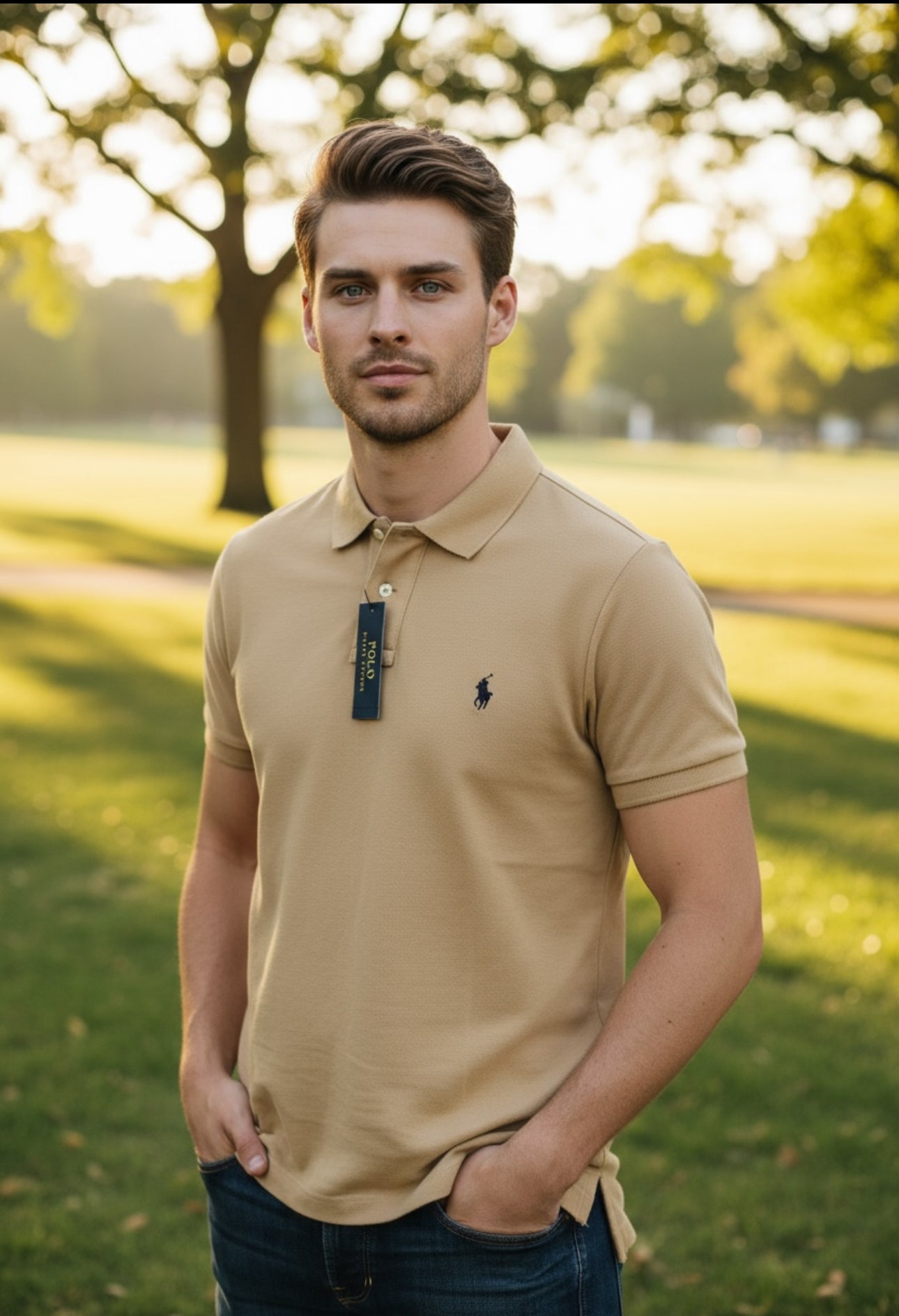 PLAYERA TIPO POLO RALPH LAUREN TALLA “M” CLASSIC FIT
