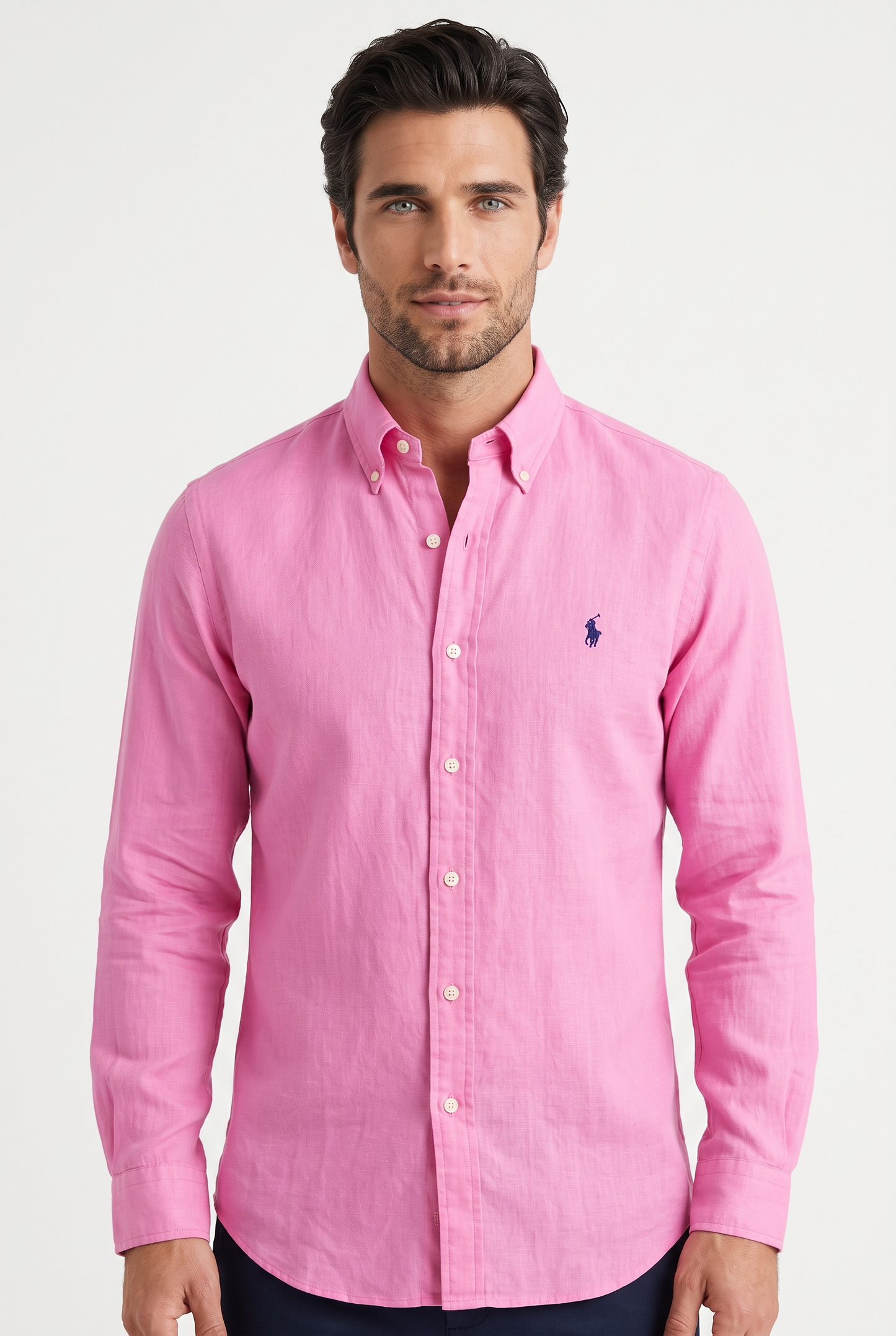 CAMISA POLO RALPH LAUREN TALLA “XL” CUSTOM FIT DE LINO