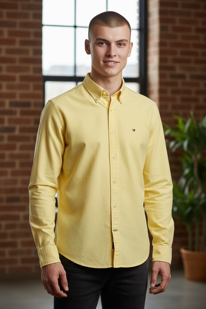 CAMISA TOMMY HILFIGER TALLA “S” REGULAR FIT STRECH