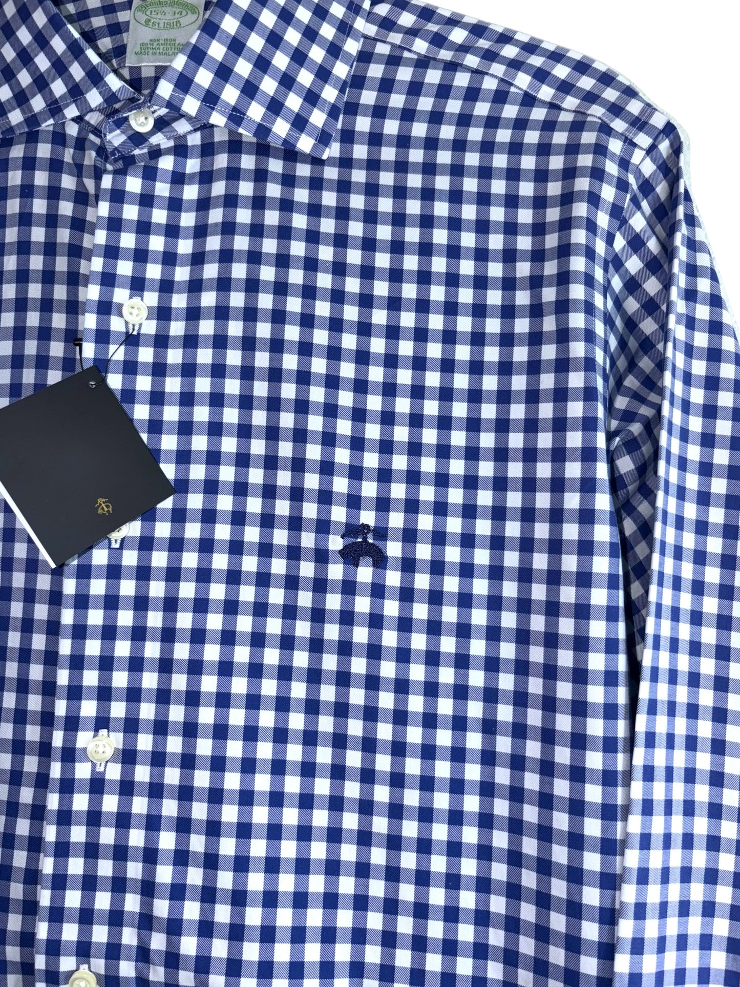 CAMISA BROOKS BROTHERS TALLA “M” MILANO SLIM 15-1/2-34