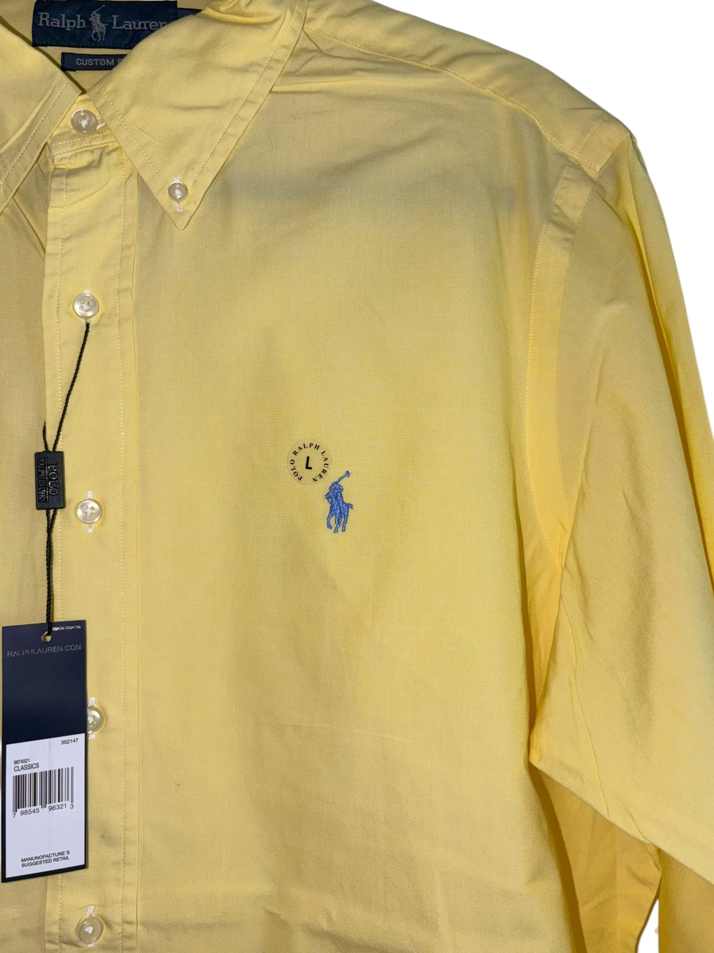 CAMISA POLO RALPH LAUREN TALLA “L” CUSTOM FIT 16-1/2-34/35