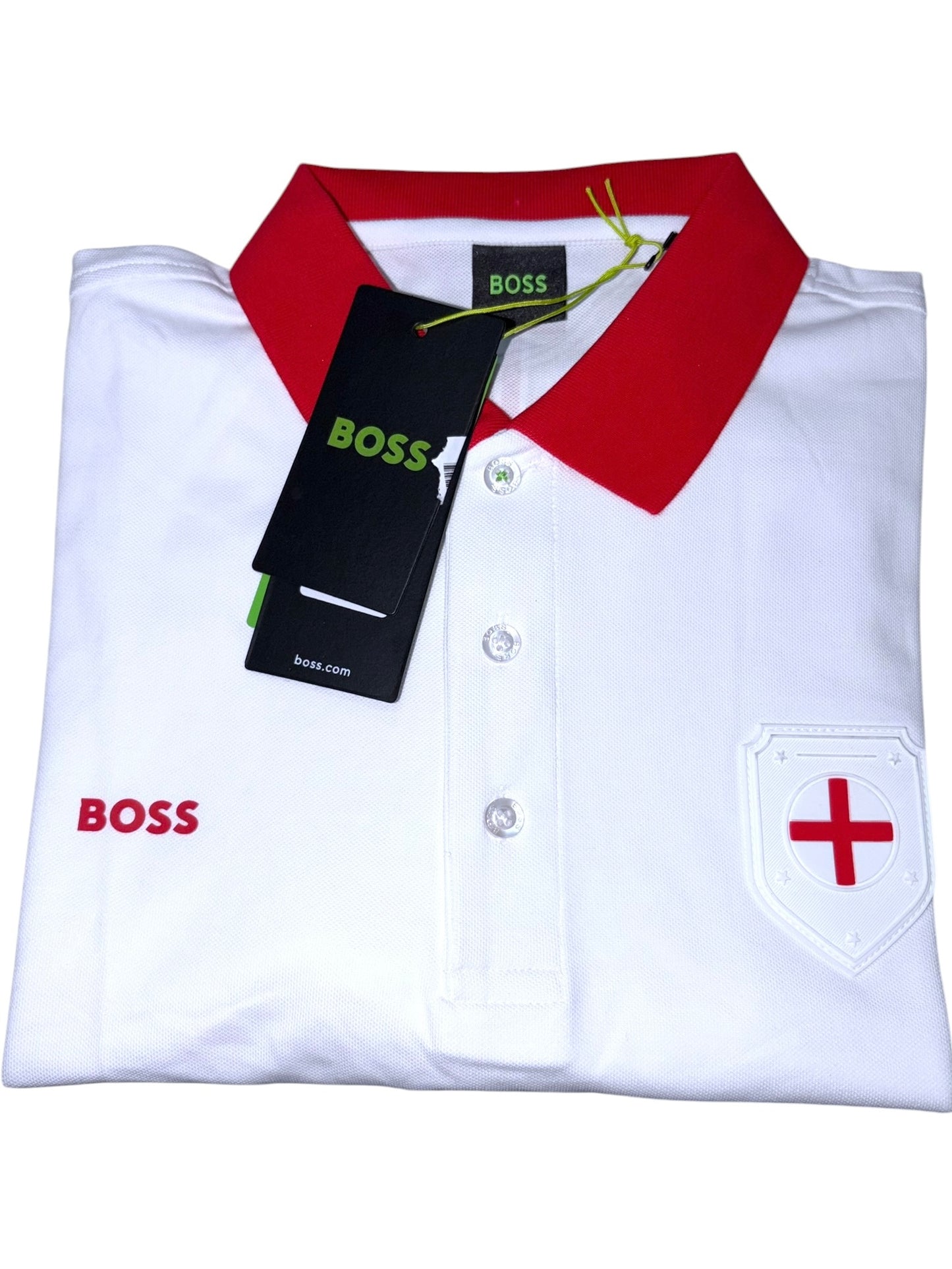 PLAYERA BOSS INGLATERRA TIPO POLO REGULAR FIT TALLA “L” REDUCIDA A “M”