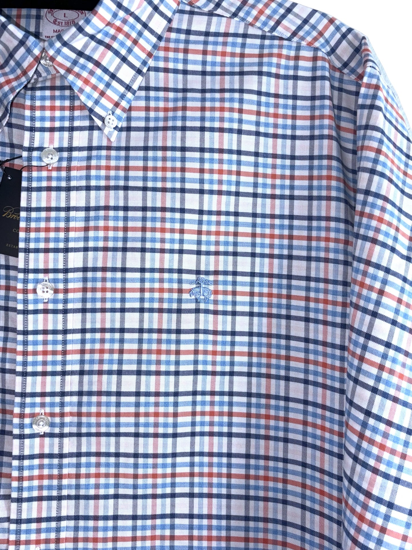 CAMISA BROOKS BROTHERS TALLA “L” MADISON ( amplia para talla Xl)