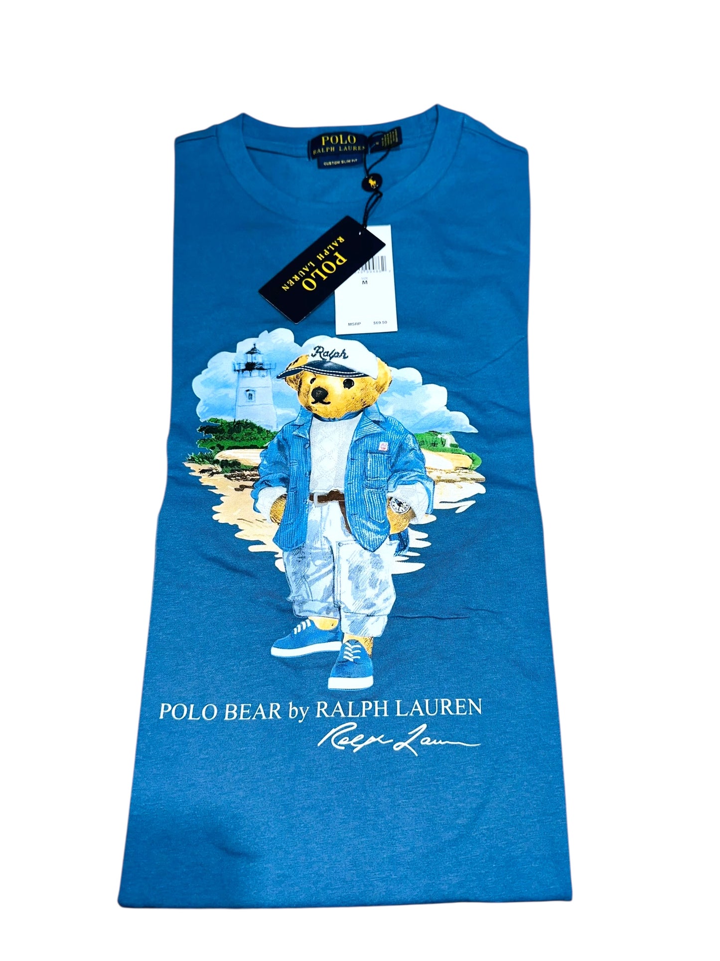 PLAYERA POLO BEAR TALLA “M” CUSTOM SLIM FIT