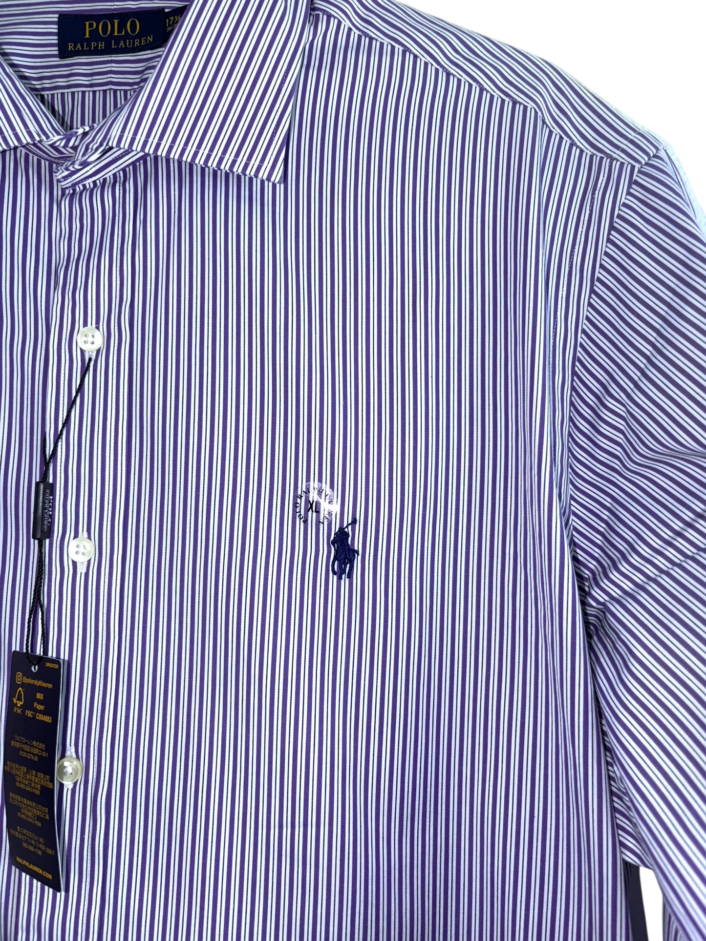 CAMISA POLO RALPH LAUREN TALLA “XL” 17-1/2-34/35
