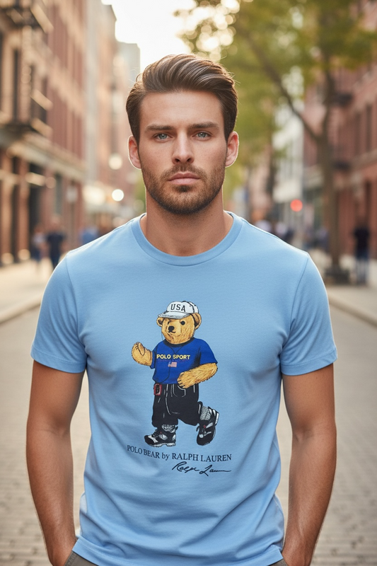 PLAYERA POLO BEAR TALLA “M” CUSTOM SLIM FIT