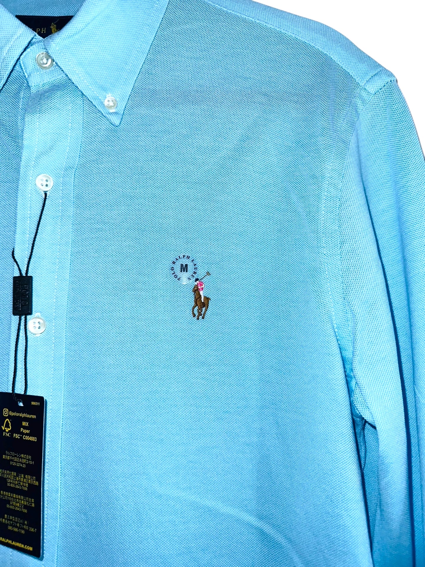CAMISA POLO RALPH LAUREN TALLA “M” KNIT OXFORD ( reducida a talla S)