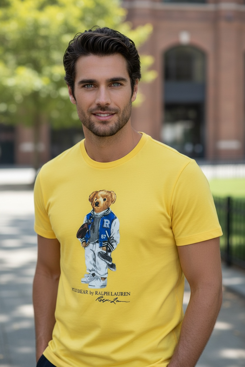 PLAYERA POLO BEAR TALLA “L” CLASSIC FIT