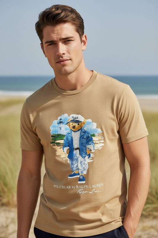 PLAYERA POLO BEAR TALLA “L” CUSTOM SLIM FIT
