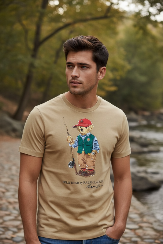 PLAYERA POLO BEAR TALLA “L” CUSTOM SLIM FIT