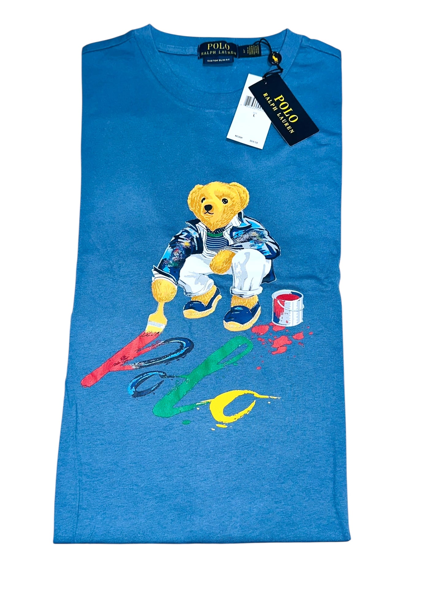PLAYERA POLO BEAR TALLA “L” CUSTOM SLIM FIT