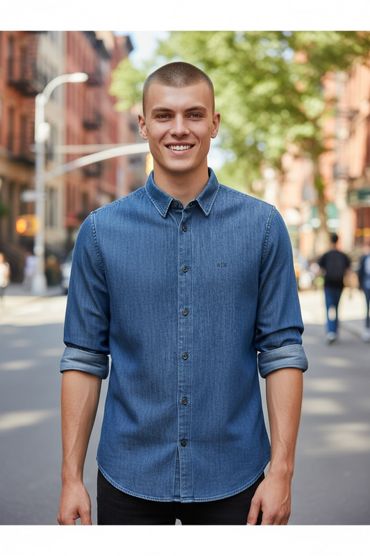 CAMISA ARMANI EXCHANGE TALLA “S” SLIM FIT