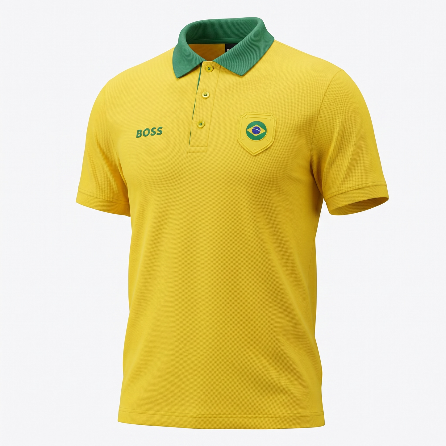 PLAYERA BOSS BRASIL TIPO POLO REGULAR FIT TALLA “L” REDUCIDA A “M”