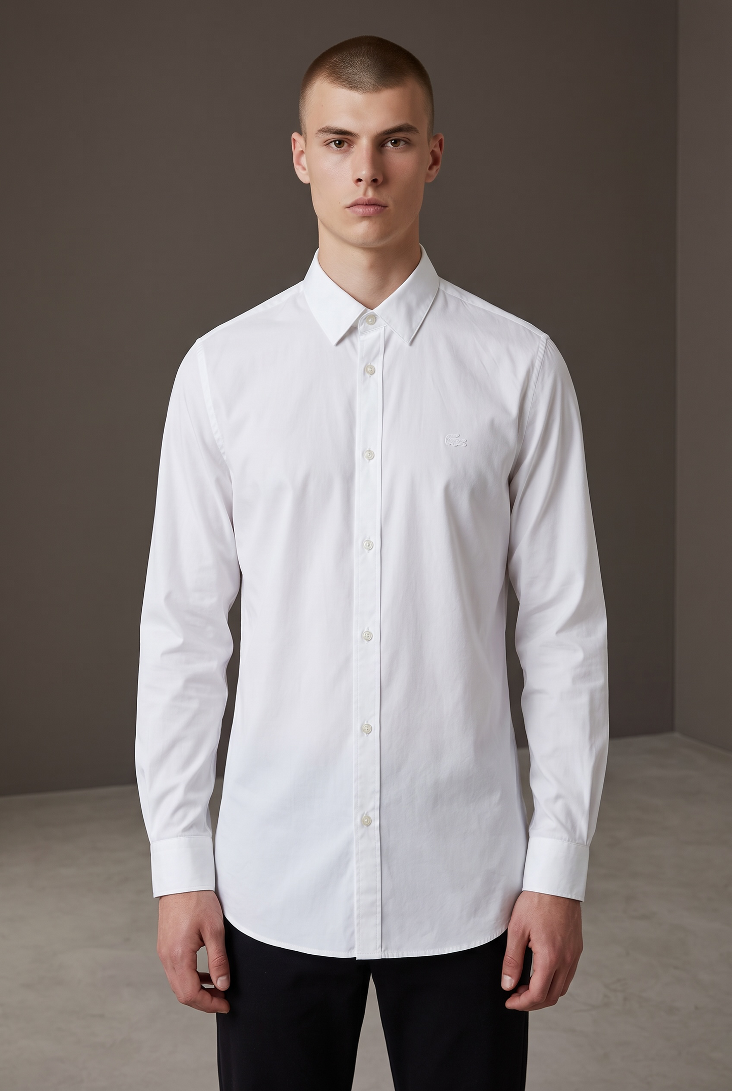 CAMISA LACOSTE TALLA “L” REGULAR FIT 17.5