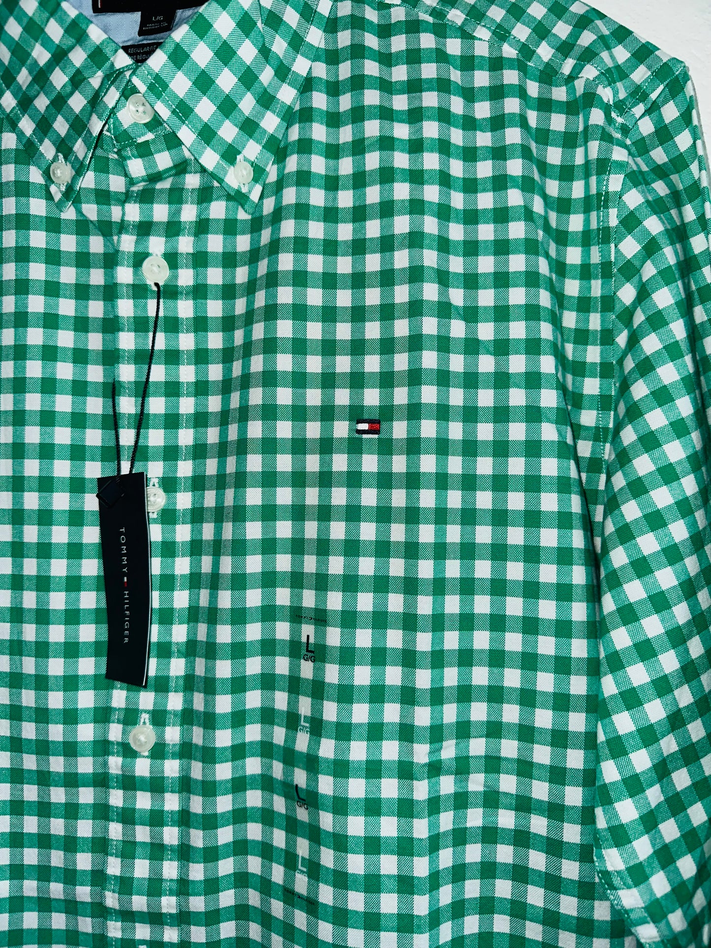 CAMISA TOMMY HILFIGER TALLA “L” REGULAR FIT STRETCH