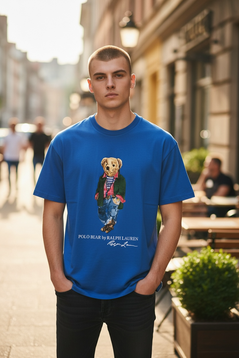 PLAYERA POLO BEAR TALLA “S” CUSTOM SLIM FIT