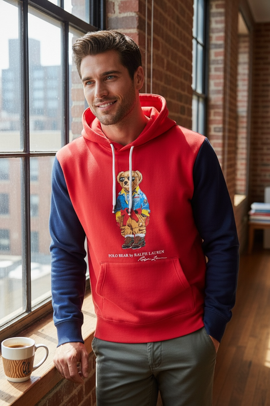 SUDADERA CON CAPUCHA POLO BEAR TALLA “S”