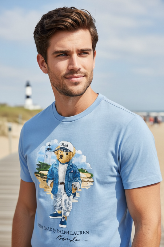 PLAYERA POLO BEAR TALLA “M” CUSTOM SLIM FIT