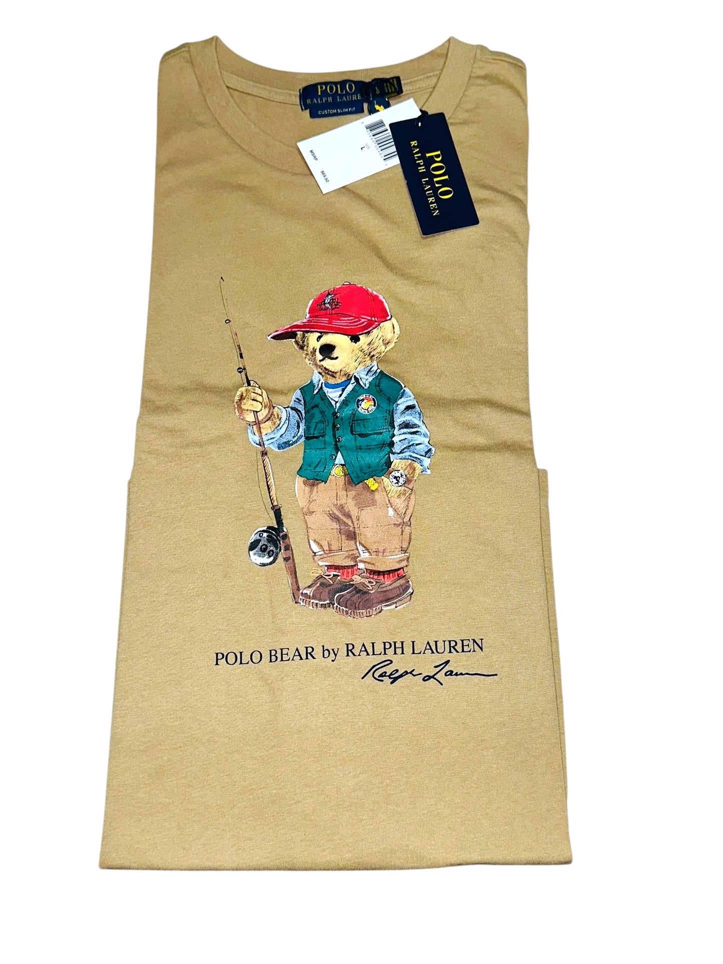 PLAYERA POLO BEAR TALLA “L” CUSTOM SLIM FIT