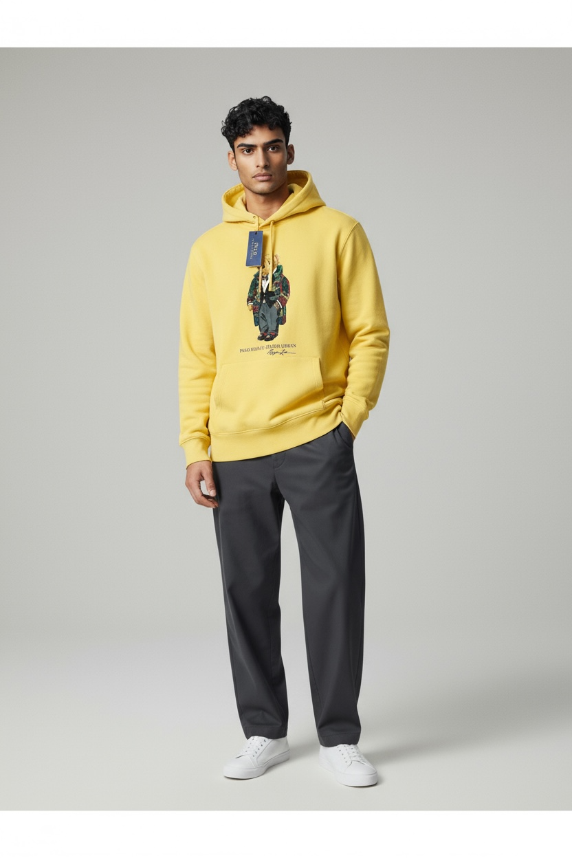 SUDADERA CON CAPUCHA POLO BEAR TALLA “S”