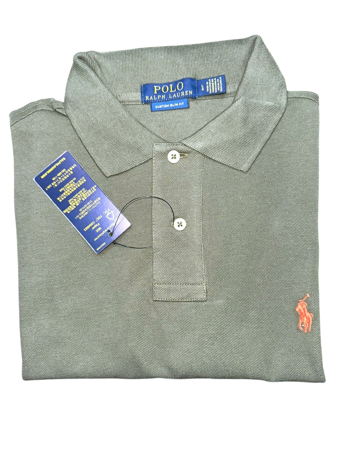 PLAYERA POLO RALPH LAUREN  TALLA “L” CUSTOM SLIM FIT
