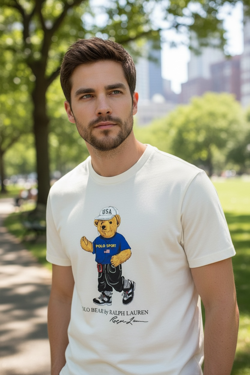PLAYERA POLO BEAR TALLA “M” CLASSIC FIT