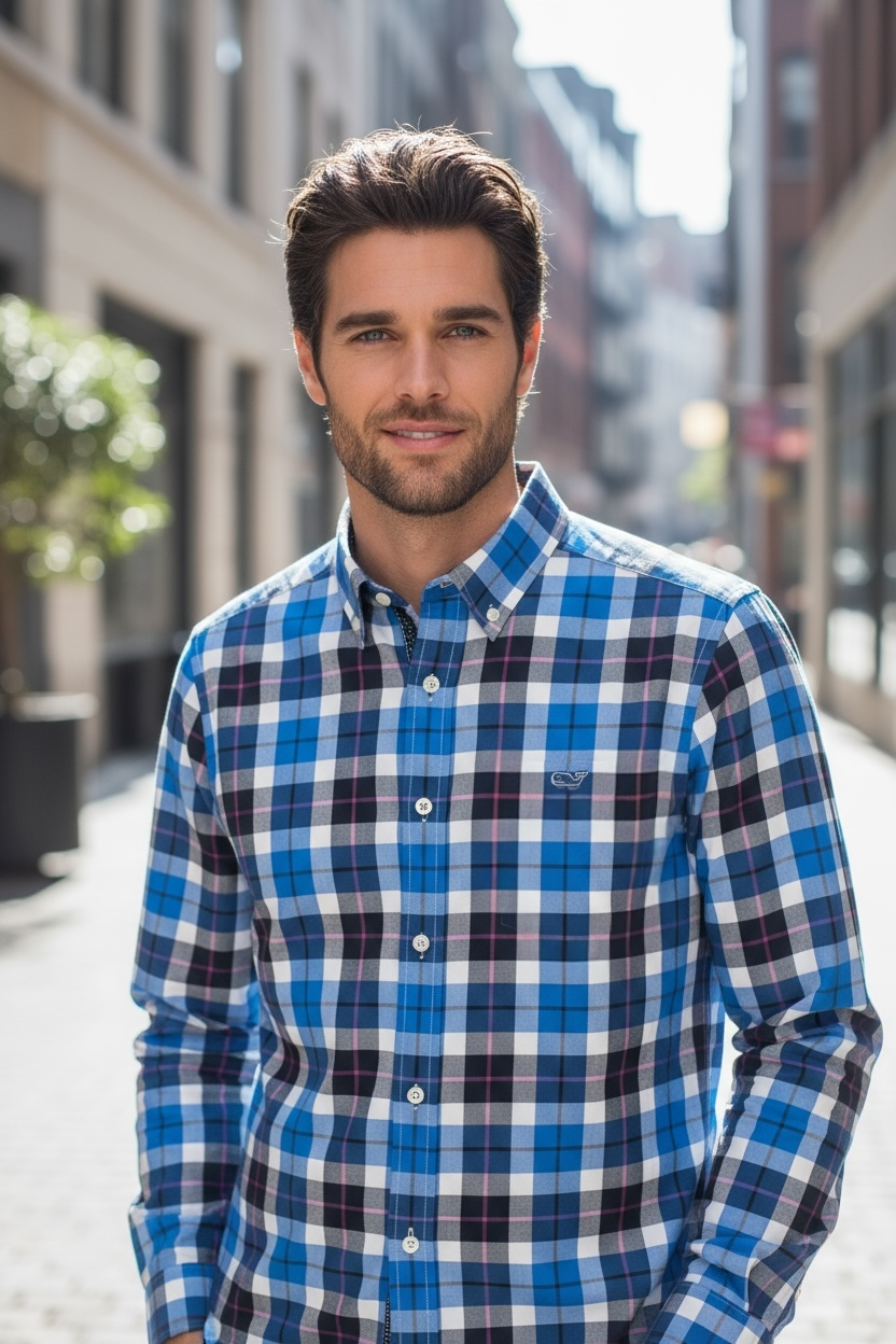 CAMISA VINEYARD VINES TALLA “XS” CLASSIC FIT WHALE SHIRT