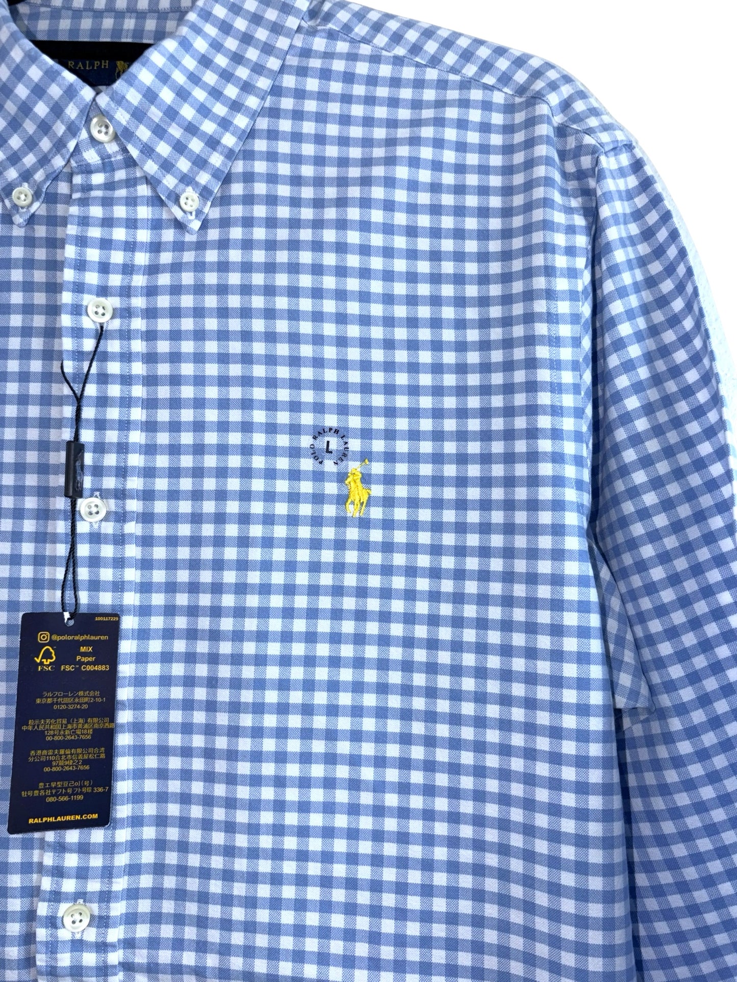 CAMISA POLO RALPH LAUREN TALLA “L” SLIM FIT