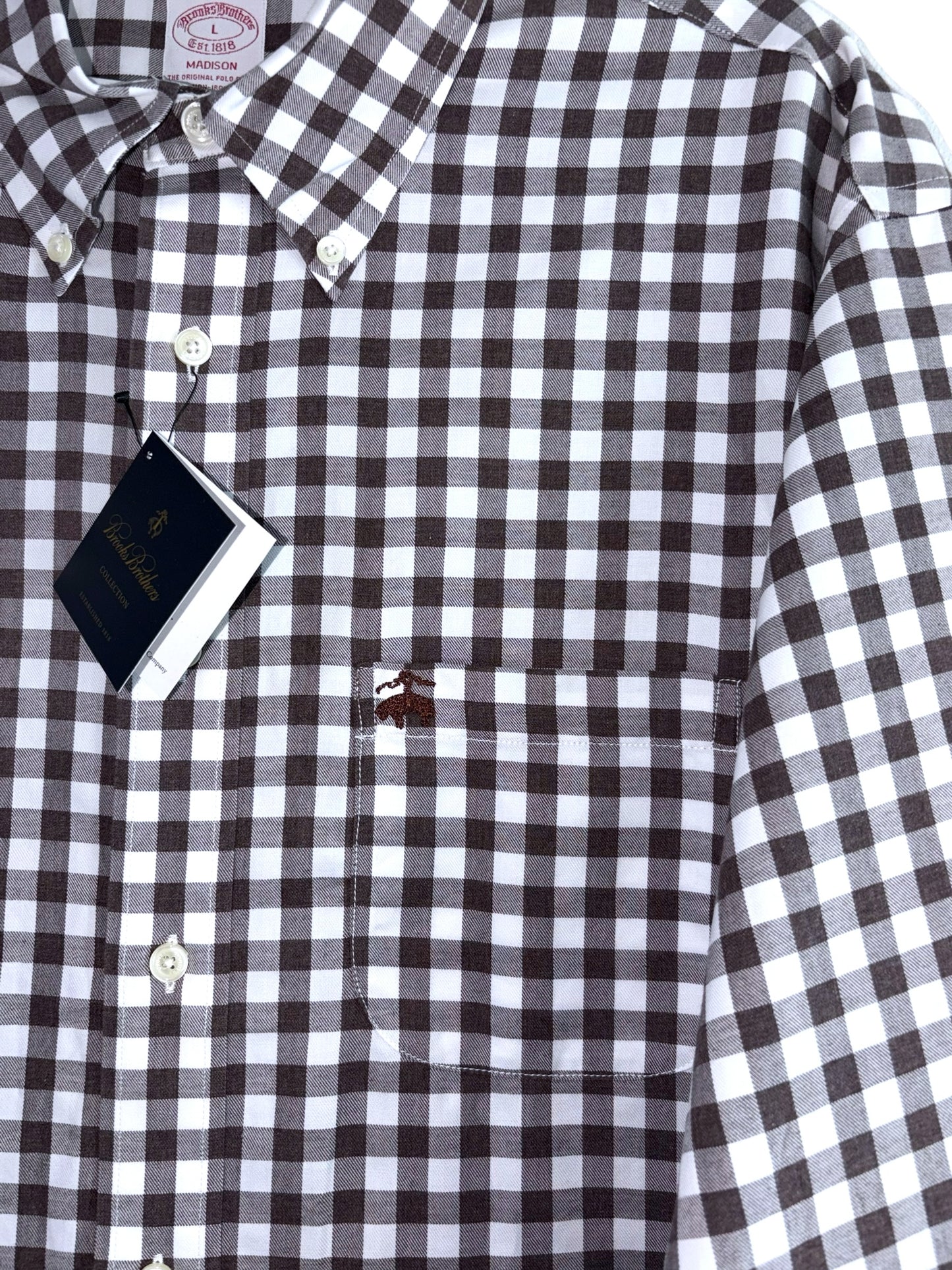 CAMISA BROOKS BROTHERS TALLA “L” MADISON ( amplia para talla XL)