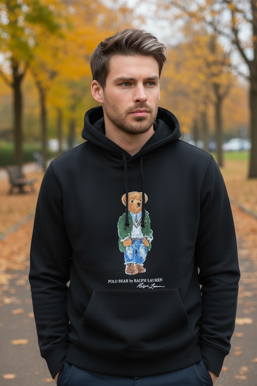 SUDADERA CON CAPUCHA POLO BEAR TALLA “S”