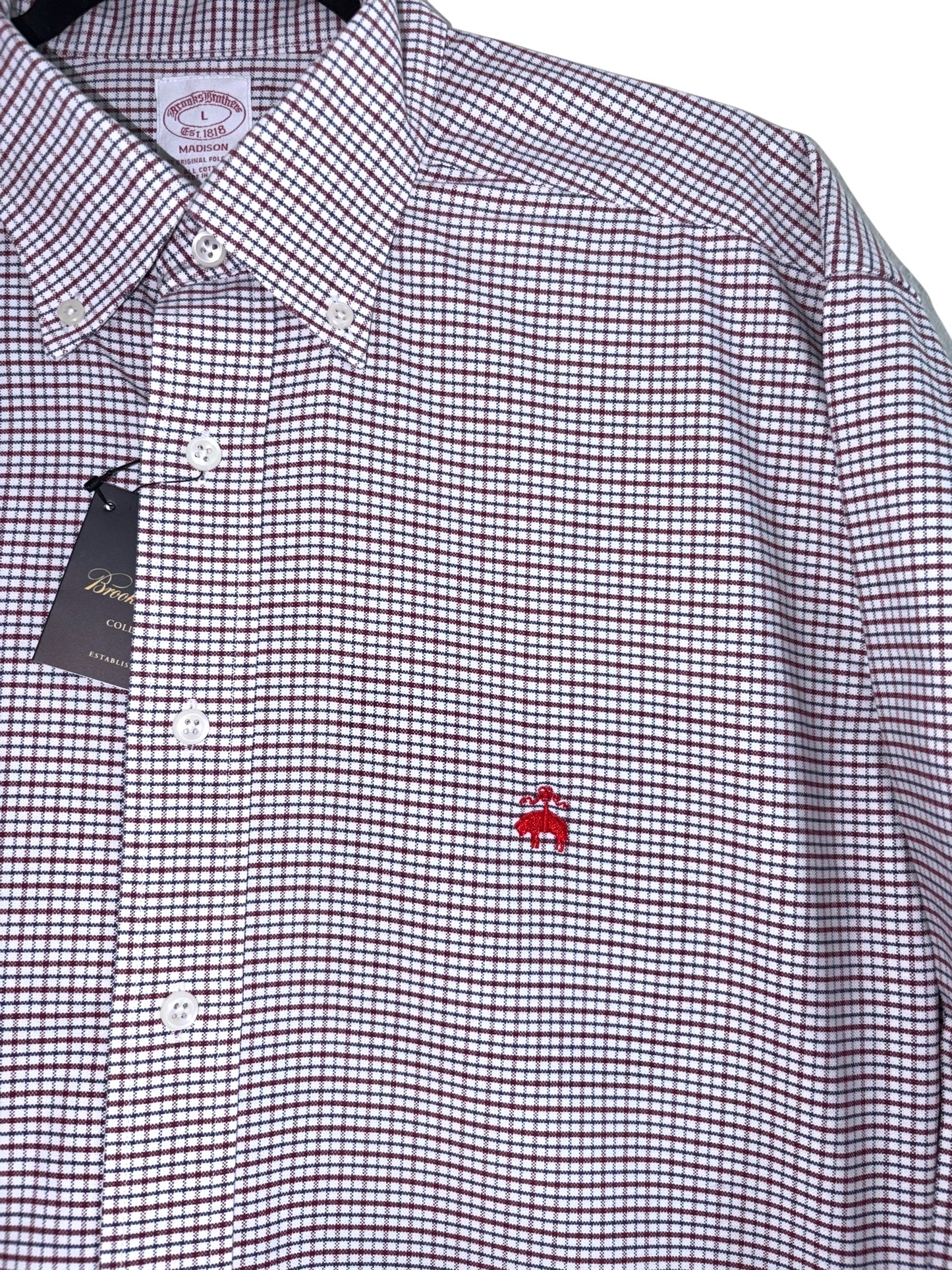 CAMISA BROOKS BROTHERS TALLA “L” MADISON ( amplia para talla Xl)