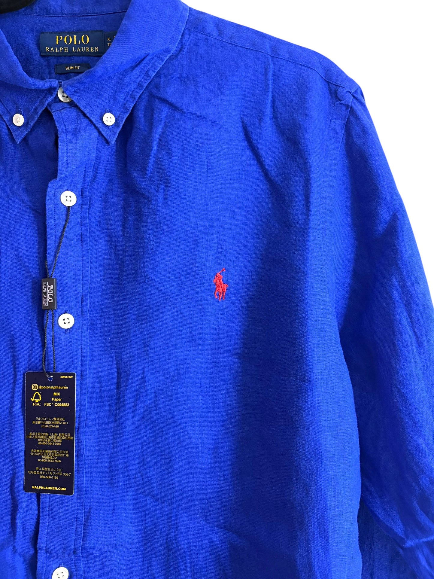 CAMISA POLO RALPH LAUREN TALLA “XL” SLIM FIT