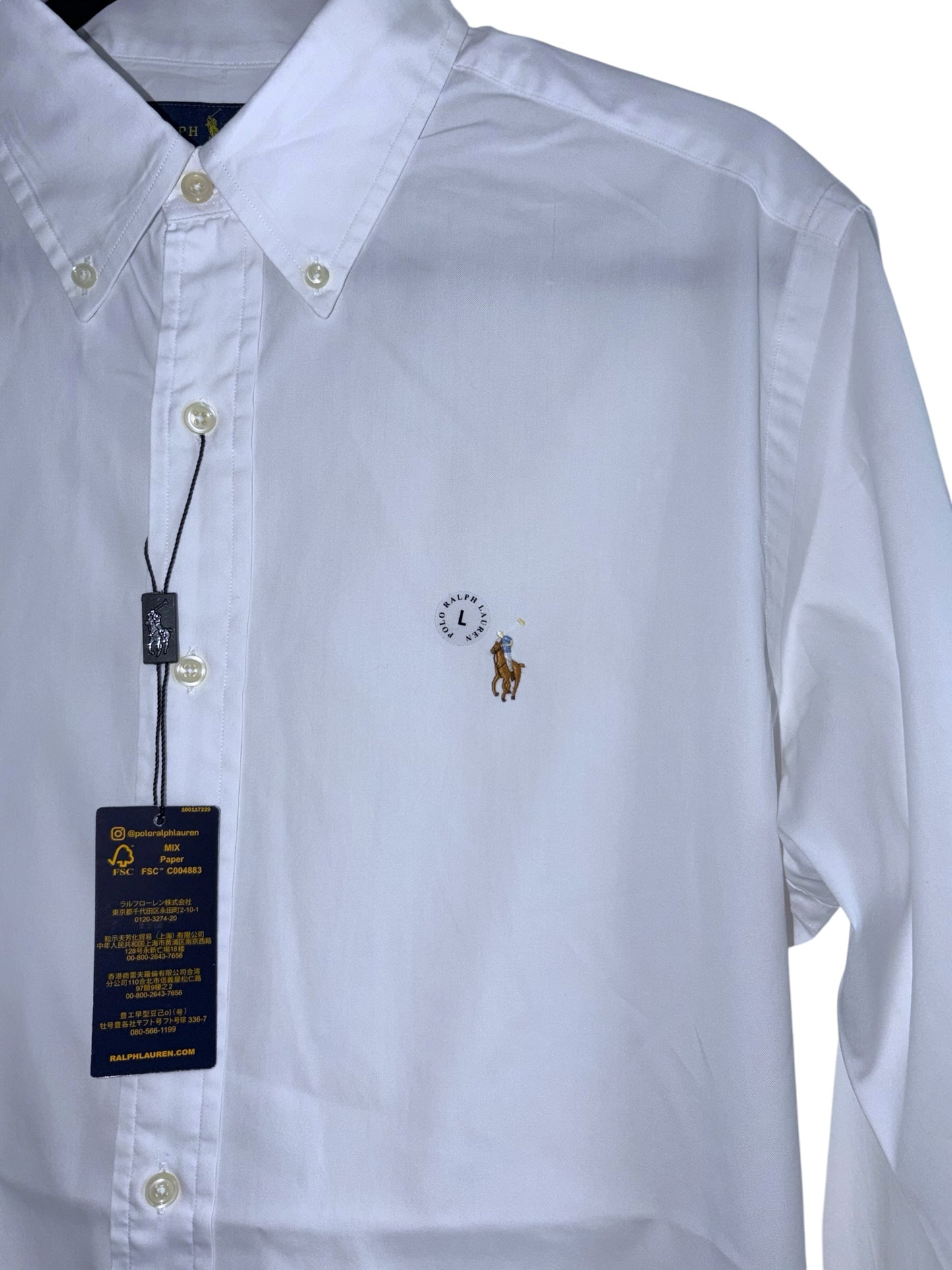 CAMISA POLO RALPH LAUREN TALLA “L” CLASSIC FIT 16-32/33