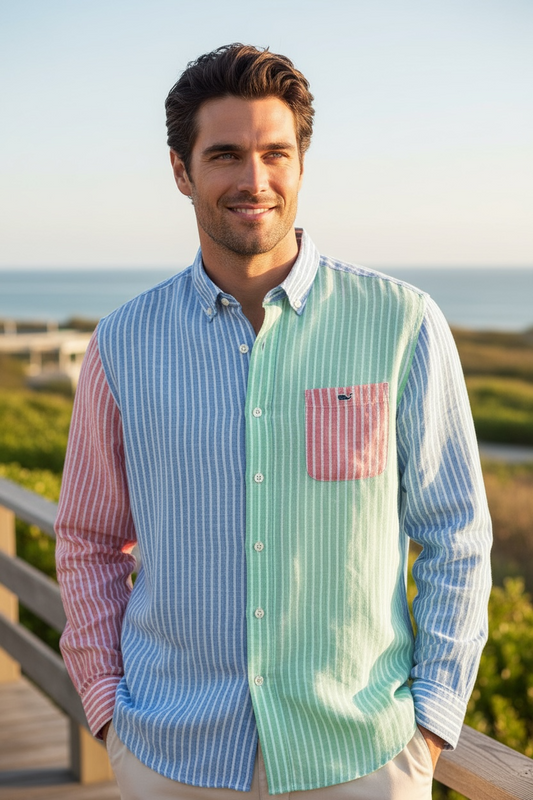 CAMISA VINEYARD VINES TALLA “XL” CLASSIC FIT TUCKER SHIRT 100% lino
