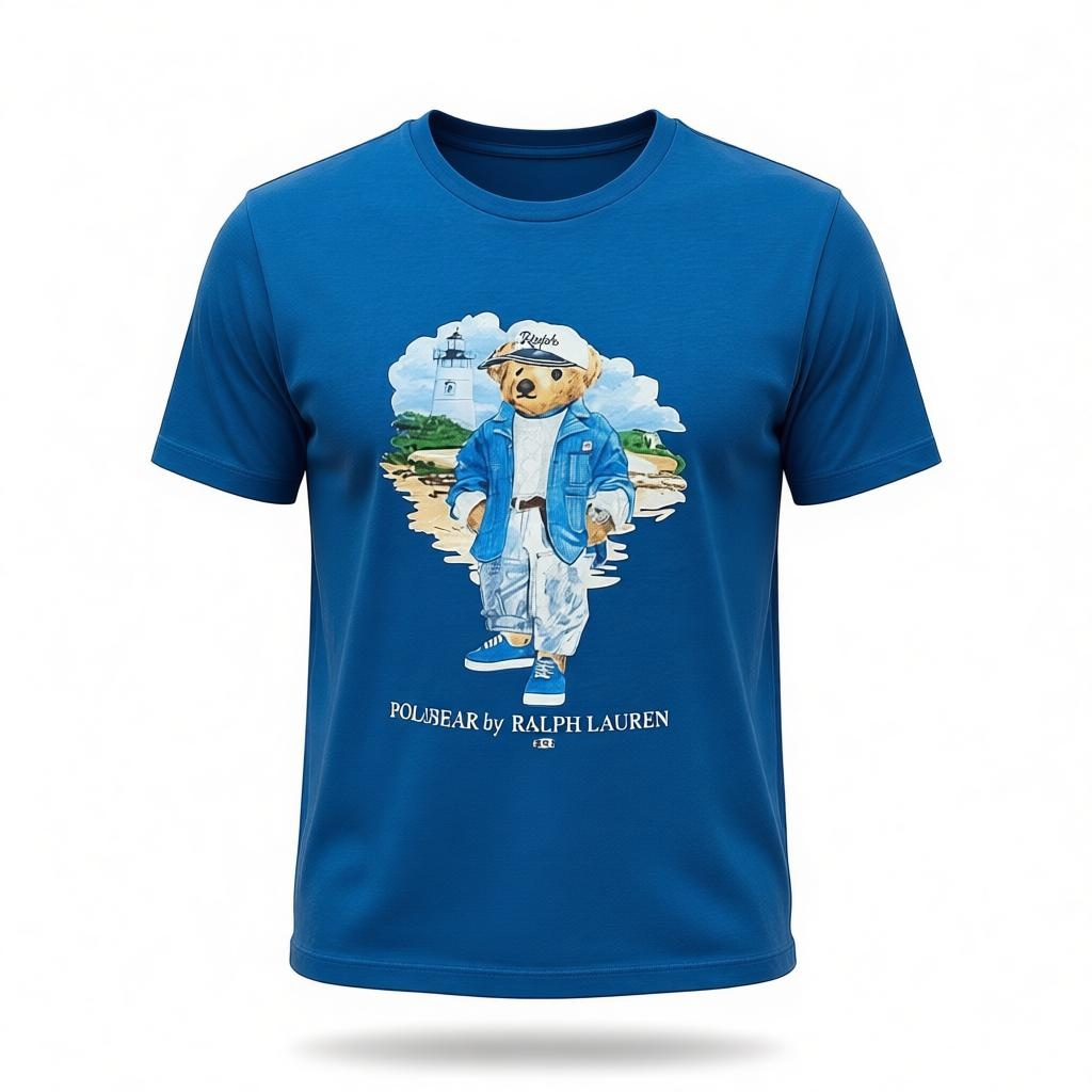 PLAYERA POLO BEAR TALLA “M” CUSTOM SLIM FIT